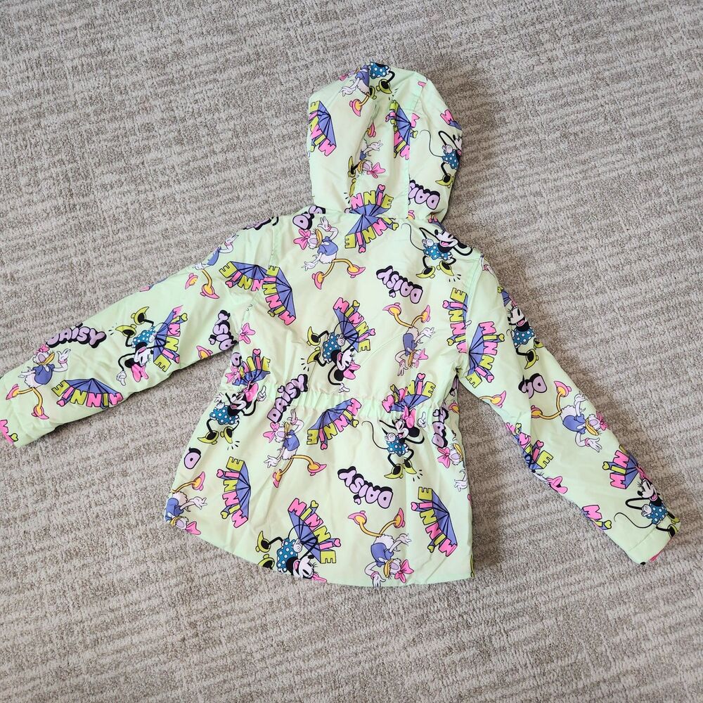 NWOT Disney Girls Minnie Mouse Daisy Hooded Jacket Size M/8 - Picture 9 of 11